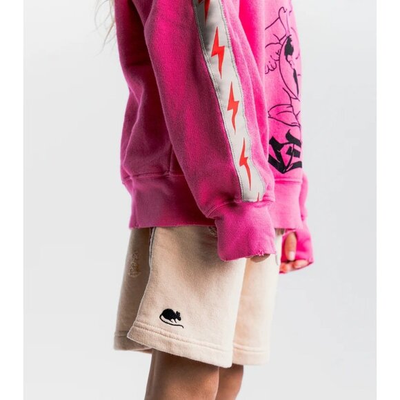 Nununu Bestie Sweatshorts in Smokey Grey - Picture 3 of 4